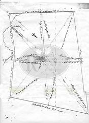 1833 Rappahannock County Geographic Center Map