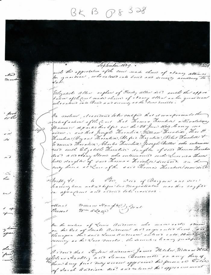 Rappahannock County Minute Book B. p. 8