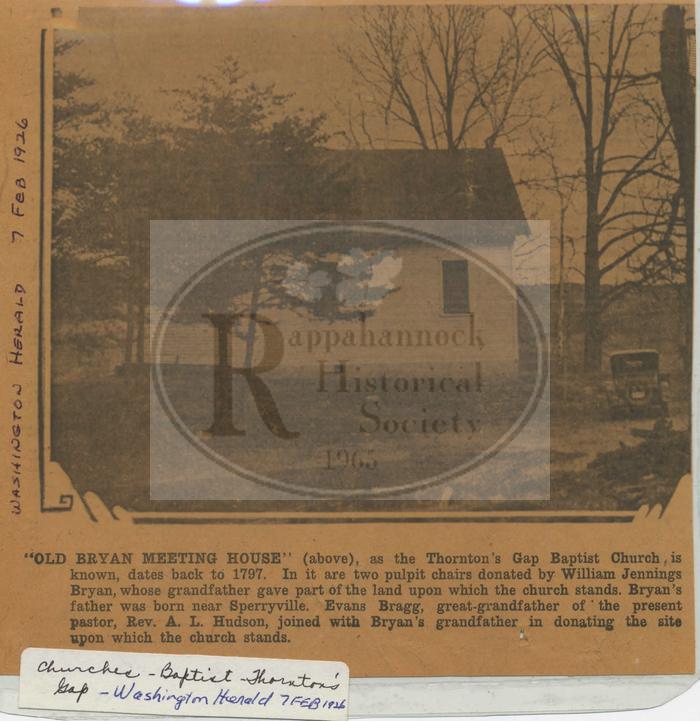 Old Bryan Meeting House