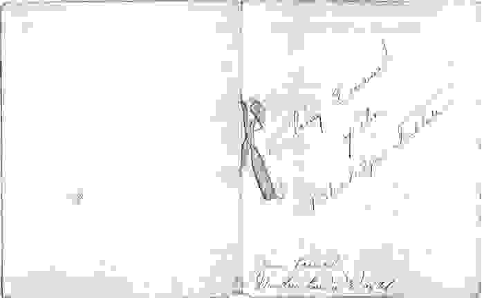 Program for the 1908 closing exercises for the Blue Ridge Institute.