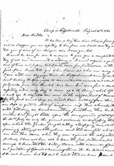 Letter from B.B. Weir to his Brother