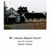 1986 Mt. Lebanon Baptist Church Directory 