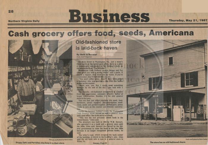 Washington Cash Grocery