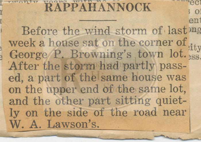 April Wind Storm in Flint Hill