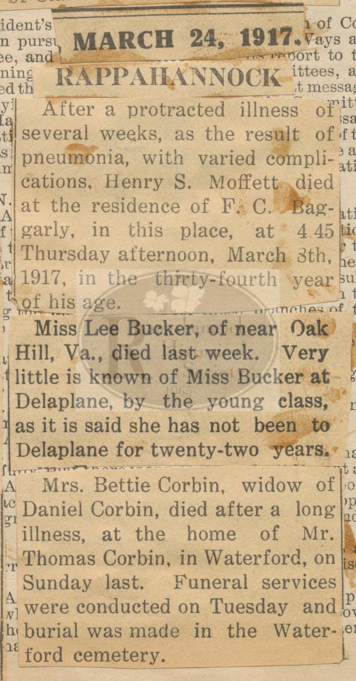 Rappahannock News March 24, 1917