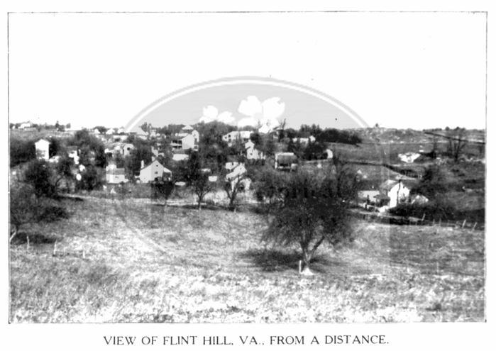 View of Flint Hill in 1910