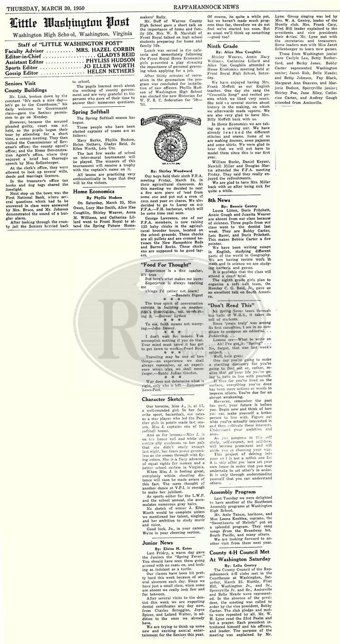 Little Washington Post