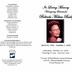 Program for the Funeral of Belinda Melissa Bailey