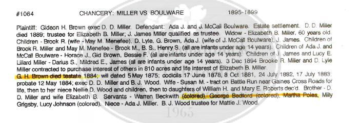 Rappahannock County Chancery Record #1064