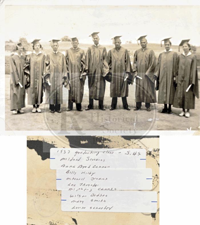 1937 Graduating Class at Sperryville High School