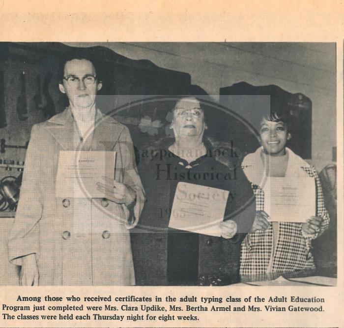 Adult Education Typing Class 