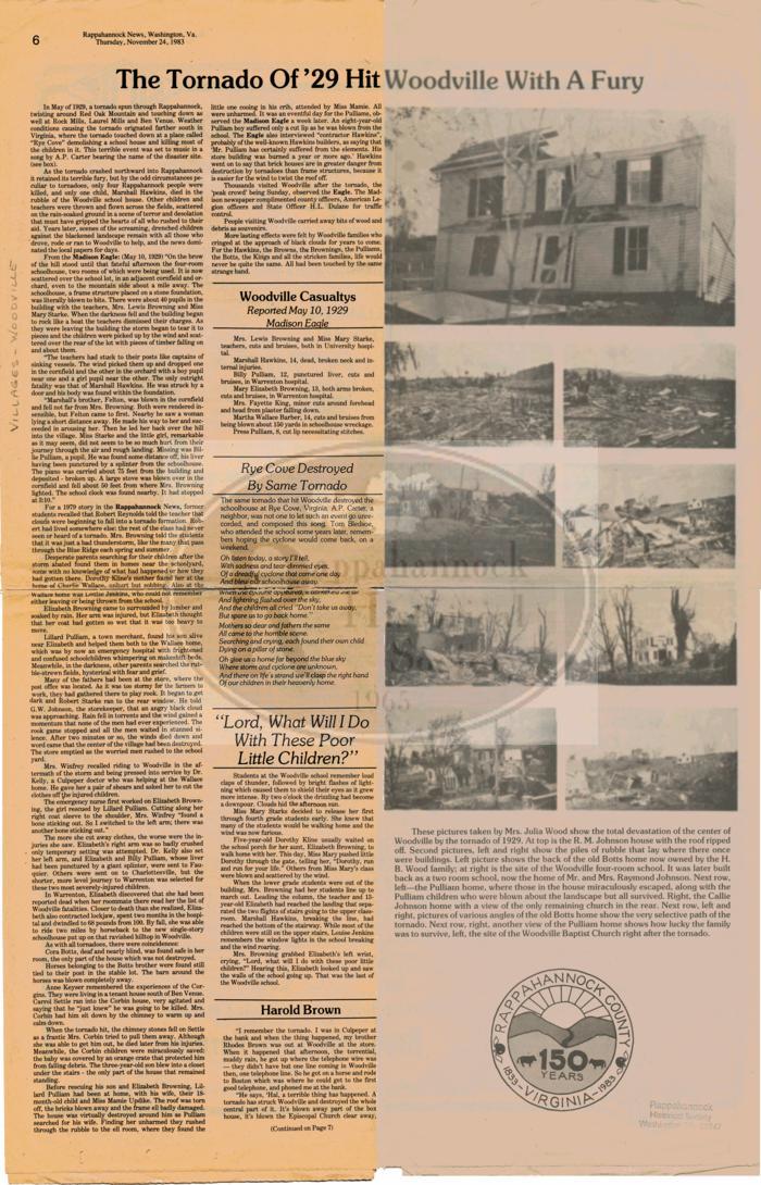 Woodville Tornado 1929