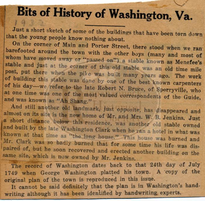 1932 Buildings in Washington that had been Destroyed