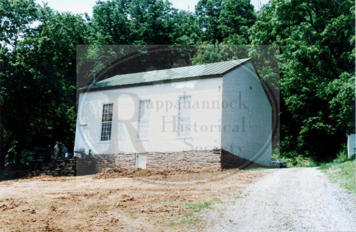 Front View of Battle Run Church